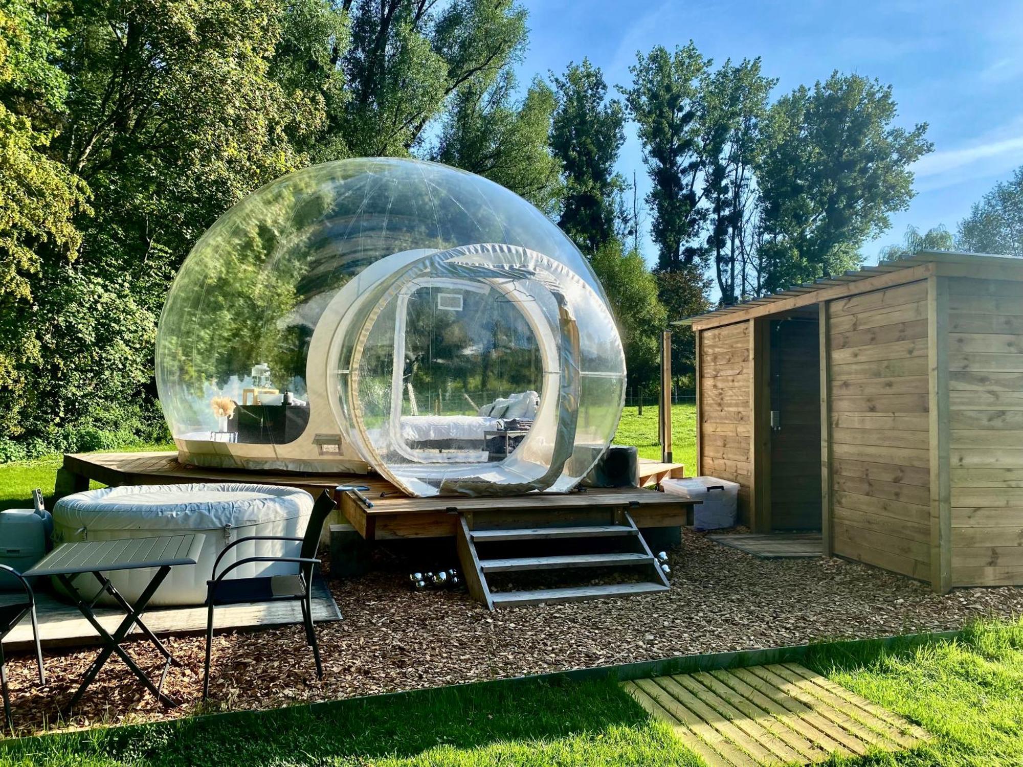 La Bulle Du Bon'Heure Hotel Somme-Leuze ภายนอก รูปภาพ